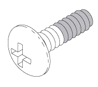 DRAGER • HILL-ROM • AIR SHIELDS REPLACEMENT SCREW (#6-32 x 7/16)