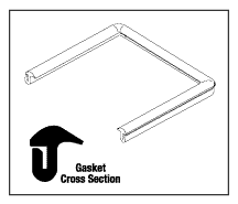 AMSCO/STERIS® REPLACEMENT CHAMBER TRIM GASKET
