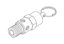 AIR TECHNIQUES REPLACEMENT SAFETY VALVE (125 PSI)