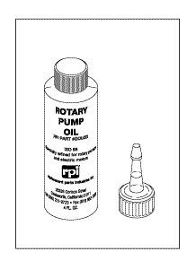 WHIP-MIX REPLACEMENT ROTARY PUMP OIL