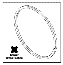 NATIONAL APPLIANCE REPLACEMENT DOOR GASKET (QUAD RING)