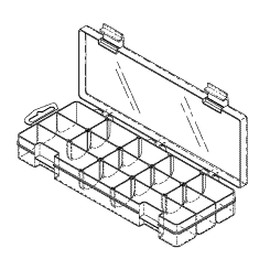 ACCESSORIES AND SUPPLIES REPLACEMENT 13 ADJUSTABLE COMPARTMENT STORAGE CASE