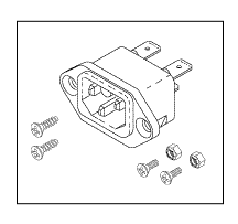 CHATTANOOGA REPLACEMENT AC INLET RECEPTACLE